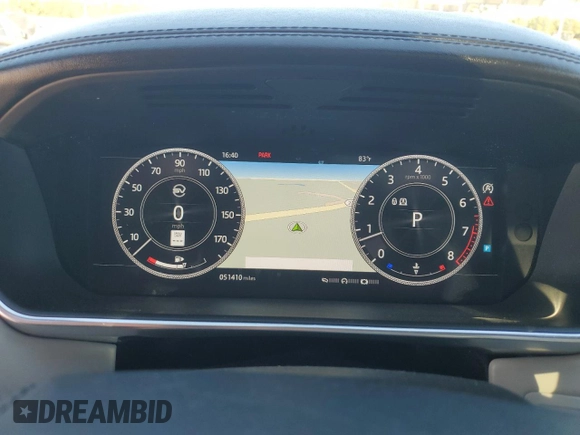 2018 Land Rover Range Rover with VIN SALGW2SE0JA514355, listed as a Copart auction lot 77074334 with 51,410 mi miles and Salvage title. Bid and sale history available at DreamBid. Image 9.