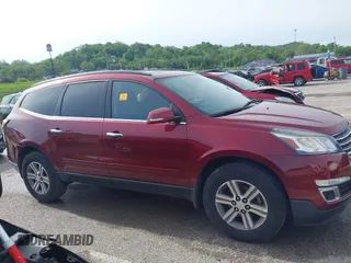 2015 Chevrolet Traverse LT with VIN 1GNKRGKD9FJ162100, listed as a IAAI auction lot 42159483 with 141,255 mi miles and . Bid and sale history available at DreamBid. Image 13.