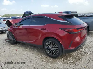 2023 Lexus RX with VIN 2T2BBMCA8PC006476, listed as a Copart auction lot 65296874 with 0 mi miles and Salvage Title. Bid and sale history available at carsss.com. Image 2.