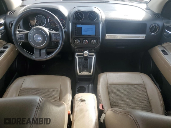 2014 Jeep Compass Latitude with VIN 1C4NJCEA7ED532061, listed as a Copart auction lot 52449655 with 178,320 mi miles and Salvage Title. Bid and sale history available at carsss.com. Image 8.