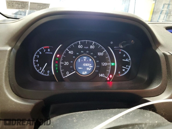 2012 Honda CR-V EX-L with VIN 5J6RM4H79CL032155, listed as a Copart auction lot 53805815 with 159,054 mi miles and Salvage Title. Bid and sale history available at carsss.com. Image 9.