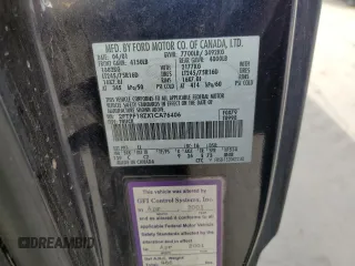 2001 Ford F-150 XL with VIN 2FTPF18ZX1CA76406, listed as a Copart auction lot 80783234 with Not provided miles and Clean title. Bid and sale history available at DreamBid. Image 12.