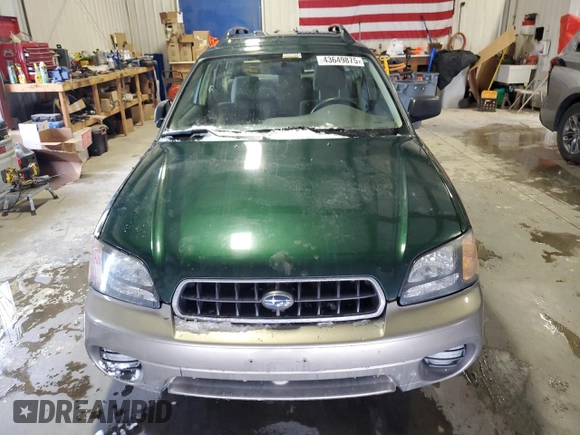 2003 Subaru Legacy Outback with VIN 4S3BH665437645253, listed as a Copart auction lot 43649875 with 78,675 mi miles and Clean title. Bid and sale history available at DreamBid. Image 5.