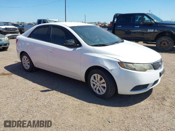 2012 Kia Forte EX with VIN KNAFU4A2XC5489243, listed as a IAAI auction lot 41959381 with 192,071 mi miles. Bid and sale history available at carsss.com. Image 1.