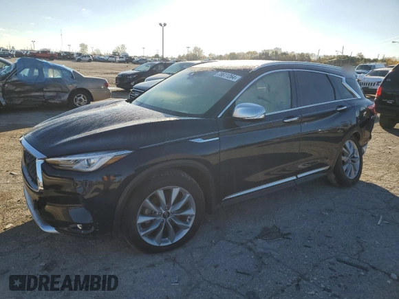 2021 Infiniti QX50 Essential z VIN 3PCAJ5CB6MF112594, wystawiony jako Copart lot #78611264 z przebiegiem 69 491 mil mil oraz Szkoda całkowita • Salvage title. Historia ofert i sprzedaży dostępna na DreamBid. Obrazek 1.