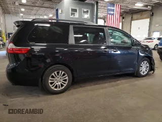 2016 Toyota Sienna XLE with VIN 5TDYK3DCXGS751715, listed as a Copart auction lot 58443105 with 160,155 mi miles and Salvage title. Bid and sale history available at DreamBid. Image 3.