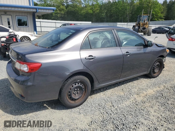 2013 Toyota Corolla L with VIN 5YFBU4EE4DP095067, listed as a Copart auction lot 54102875 with 133,688 mi miles and Clean Title. Bid and sale history available at carsss.com. Image 3.