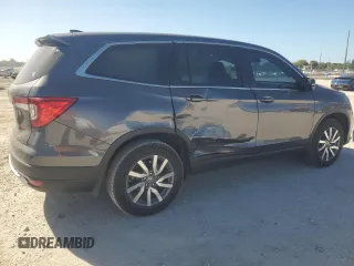 2019 Honda Pilot EX-L with VIN 5FNYF5H57KB003870, listed as a Copart auction lot 49513945 with 79,634 mi miles and Salvage Title. Bid and sale history available at DreamBid. Image 3.