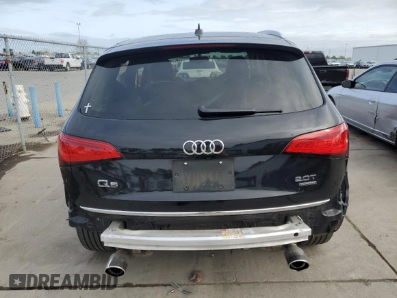 2015 Audi Q5 Premium Plus with VIN WA1LFAFP1FA124152, listed as a Copart auction lot 50618735 with 83,027 mi miles and Salvage Title. Bid and sale history available at carsss.com. Image 6.