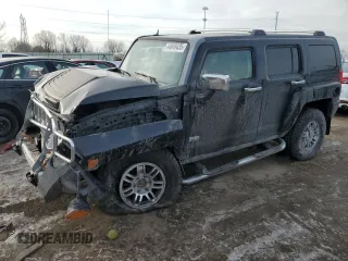 2008 Hummer H3 SUV Alpha with VIN 5GTEN63L788187825, listed as a Copart auction lot 44049435 with 207,902 mi miles and Salvage Title. Bid and sale history available at carsss.com. Image 1.
