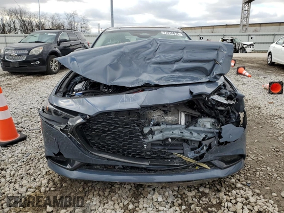 2025 Mazda 3 Premium Plus with VIN 3MZBPBEY1SM450218, listed as a Copart auction lot 47816635 with Not Provided miles and Salvage Title. Bid and sale history available at DreamBid. Image 5.