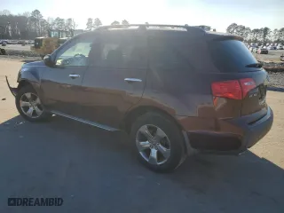 2008 Acura MDX Sport/Pwr Tail Gate with VIN 2HNYD28758H544533, listed as a Copart auction lot 47129505 with 0 mi miles and Salvage Title. Bid and sale history available at carsss.com. Image 2.