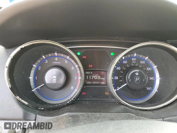 2013 Hyundai Sonata Limited with VIN 5NPEC4AC8DH545112, listed as a Copart auction lot 54105875 with 200,491 mi miles and Clean Title. Bid and sale history available at carsss.com. Image 9.