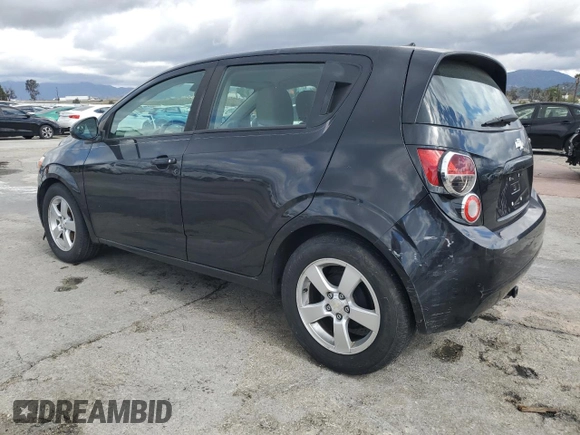 2013 Chevrolet Sonic LS with VIN 1G1JA6SG4D4239041, listed as a Copart auction lot 48250105 with 103,370 mi miles and Salvage title. Bid and sale history available at DreamBid. Image 2.