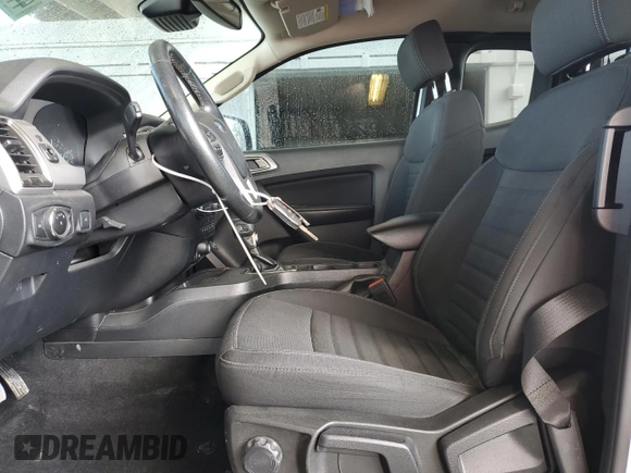 2023 Ford Ranger XL with VIN 1FTER1EH3PLE04080, listed as a Copart auction lot 44332105 with 44,629 mi miles and Salvage title. Bid and sale history available at DreamBid. Image 7.