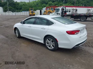 2015 Chrysler 200 Limited with VIN 1C3CCCAB0FN655975, listed as a IAAI auction lot 42548713 with 110,521 mi miles and . Bid and sale history available at DreamBid. Image 3.