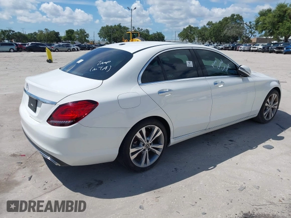 2019 Mercedes-Benz C 300 with VIN 55SWF8DB5KU311106, listed as a IAAI auction lot 42022680 with Not provided miles and . Bid and sale history available at DreamBid. Image 4.