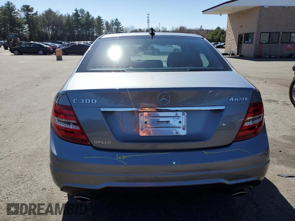 2014 Mercedes-Benz C 300 Sport with VIN WDDGF8AB4EG202033, listed as a Copart auction lot 49781945 with 126,386 mi miles and Salvage Title. Bid and sale history available at DreamBid. Image 6.