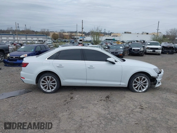 2019 Audi A4 Premium with VIN WAUGMAF48KA061335, listed as a IAAI auction lot 41275476 with 82,853 mi miles and . Bid and sale history available at DreamBid. Image 12.