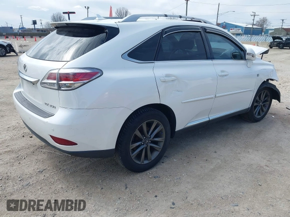 2013 Lexus RX 350 with VIN 2T2BK1BA8DC171827, listed as a IAAI auction lot 41878231 with 162,591 mi miles and . Bid and sale history available at DreamBid. Image 4.