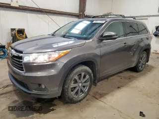 2015 Toyota Highlander Limited with VIN 5TDDKRFH3FS194834, listed as a Copart auction lot 89077715 with 114,298 mi miles and Salvage title. Bid and sale history available at DreamBid. Image 1.