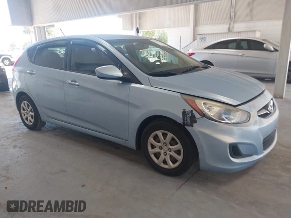2012 Hyundai Accent GS with VIN KMHCT5AEXCU040770, listed as a IAAI auction lot 42265628 with 139,595 mi miles and . Bid and sale history available at DreamBid. Image 1.