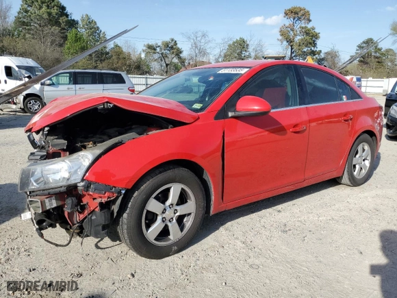 2015 Chevrolet Cruze LT with VIN 1G1PC5SB5F7298670, listed as a Copart auction lot 51133535 with 142,189 mi miles and Salvage Title. Bid and sale history available at carsss.com. Image 1.