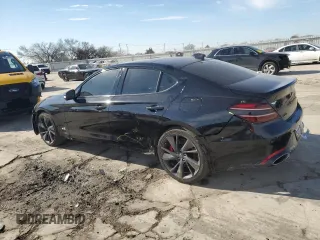 2022 Genesis G70 3.3T z VIN KMTG54TE0NU103581, wystawiony jako Copart lot #46139865 z przebiegiem 43 493 mil mil oraz Szkoda całkowita • Salvage title. Historia ofert i sprzedaży dostępna na DreamBid. Obrazek 2.