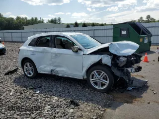 2021 Audi Q5 Premium Plus with VIN WA1E2AFY3M2137831, listed as a Copart auction lot 63879184 with 0 mi miles and Salvage Title. Bid and sale history available at carsss.com. Image 4.