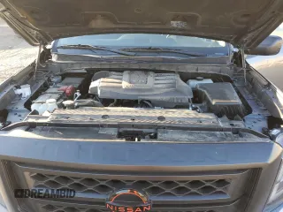 2024 Nissan Titan Pro-4X with VIN 1N6AA1ED7RN106901, listed as a Copart auction lot 43573995 with 42,973 mi miles and Salvage title. Bid and sale history available at DreamBid. Image 11.