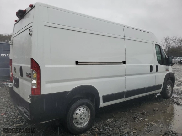 2021 Ram ProMaster Cargo Van with VIN 3C6LRVDG8ME555161, listed as a Copart auction lot 43666345 with 45,369 mi miles and Clean Title. Bid and sale history available at carsss.com. Image 3.