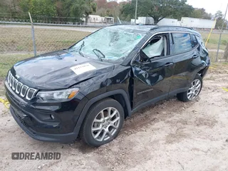 2022 Jeep Compass Latitude Lux с VIN 3C4NJDFB1NT118412, выставлен на аукционе IAAI как лот 41115850 с пробегом Не указан миль и . История ставок и продаж доступна на DreamBid. Изображение 16.
