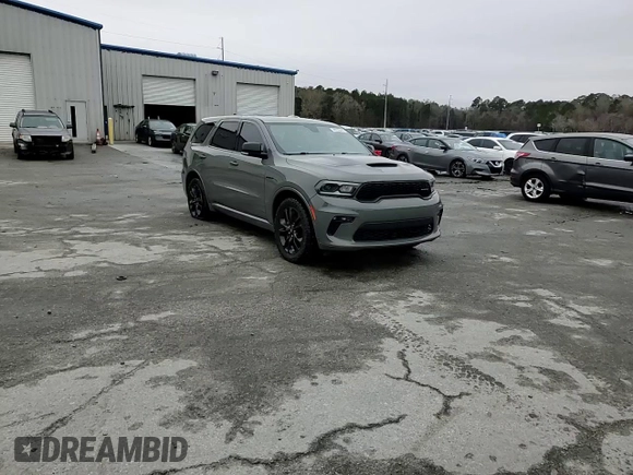 2021 Dodge Durango R/T with VIN 1C4SDHCT2MC790343, listed as a Copart auction lot 88030625 with 95,798 mi miles and Salvage Title. Bid and sale history available at DreamBid. Image 14.