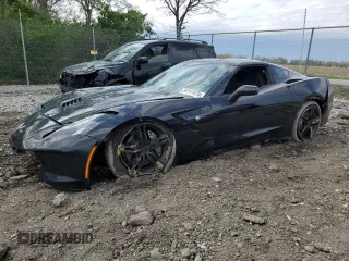 2016 Chevrolet Corvette 1LT with VIN 1G1YB2D7XG5123083, listed as a Copart auction lot 54141875 with 37,779 mi miles and Salvage Title. Bid and sale history available at carsss.com. Image 1.