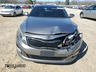 2015 Kia Optima EX with VIN 5XXGN4A76FG399829, listed as a Copart auction lot 46929805 with 105,412 mi miles and Salvage Title. Bid and sale history available at carsss.com. Image 5.