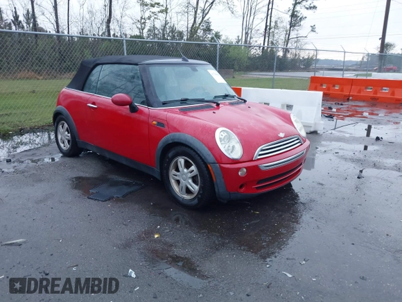 2006 MINI Convertible with VIN WMWRF33526TF64836, listed as a IAAI auction lot 41766880 with 207,094 mi miles and . Bid and sale history available at DreamBid. Image 1.