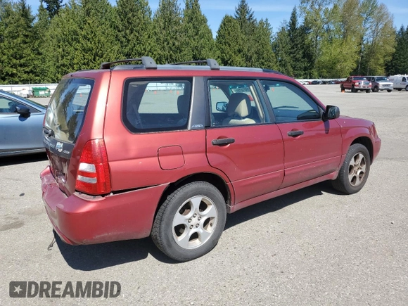 2003 Subaru Forester XS with VIN JF1SG65603H720494, listed as a Copart auction lot 53901815 with 201,838 mi miles and Salvage Title. Bid and sale history available at carsss.com. Image 3.