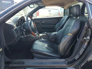 2001 Mercedes-Benz SLK-Class with VIN WDBKK65F71F175734, listed as a Copart auction lot 61874984 with 185,408 mi miles and Salvage Title. Bid and sale history available at carsss.com. Image 7.