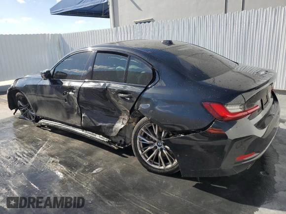 2023 BMW 3 Series 330i with VIN 3MW69FF01P8D51068, listed as a Copart auction lot 55555345 with Not provided miles and Non repairable. Bid and sale history available at DreamBid. Image 2.