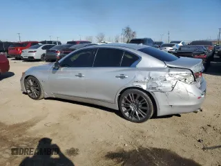 2017 Infiniti Q50 Red Sport 400 with VIN JN1FV7AP8HM850207, listed as a Copart auction lot 54381875 with 67,271 mi miles and Salvage Title. Bid and sale history available at carsss.com. Image 2.