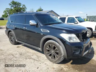 2017 Nissan Armada Platinum с VIN JN8AY2NE2H9701177, выставлен на аукционе Copart как лот 58912495 с пробегом 149 949 миль миль и Списание • Salvage title. История ставок и продаж доступна на DreamBid. Изображение 4.