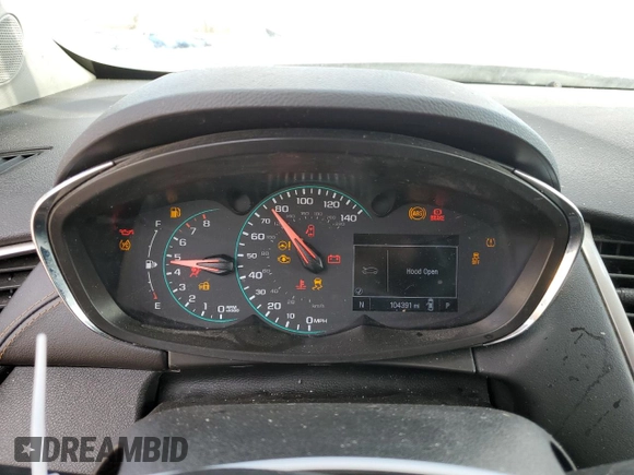 2020 Chevrolet Trax LS with VIN 3GNCJKSB2LL322934, listed as a Copart auction lot 49228295 with 104,391 mi miles and Salvage title. Bid and sale history available at DreamBid. Image 9.