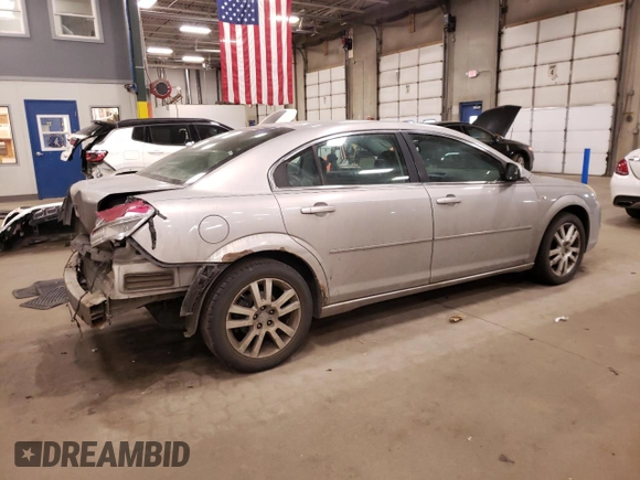 2008 Saturn Aura XE with VIN 1G8ZS57N18F206544, listed as a Copart auction lot 83825114 with 184,938 mi miles and Salvage Title. Bid and sale history available at DreamBid. Image 3.