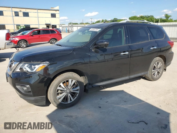 2019 Nissan Pathfinder S with VIN 5N1DR2MN6KC621250, listed as a Copart auction lot 56393755 with 148,461 mi miles and Salvage title. Bid and sale history available at DreamBid. Image 1.