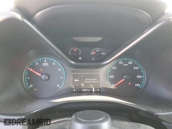 2019 Chevrolet Colorado 2WD Work Truck with VIN 1GCHSBEA8K1210336, listed as a Copart auction lot 52195915 with 67,031 mi miles and Salvage Title. Bid and sale history available at DreamBid. Image 9.