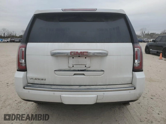 2017 GMC Yukon Denali with VIN 1GKS1CKJ5HR208979, listed as a Copart auction lot 44455835 with 99,954 mi miles and Salvage Title. Bid and sale history available at carsss.com. Image 6.