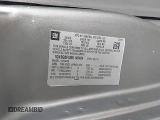 2011 Chevrolet Express Passenger LS z VIN 1GNSGBF43B1145404, wystawiony jako IAAI lot #42359594 z przebiegiem 126 042 mil mil oraz . Historia ofert i sprzedaży dostępna na DreamBid. Obrazek 9.