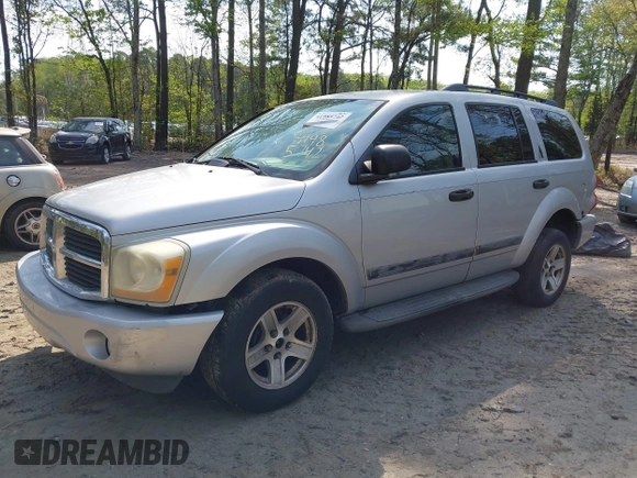 2005 Dodge Durango SLT with VIN 1D4HB48D55F590389, listed as a IAAI auction lot 41985742 with 233,226 mi miles and . Bid and sale history available at DreamBid. Image 20.