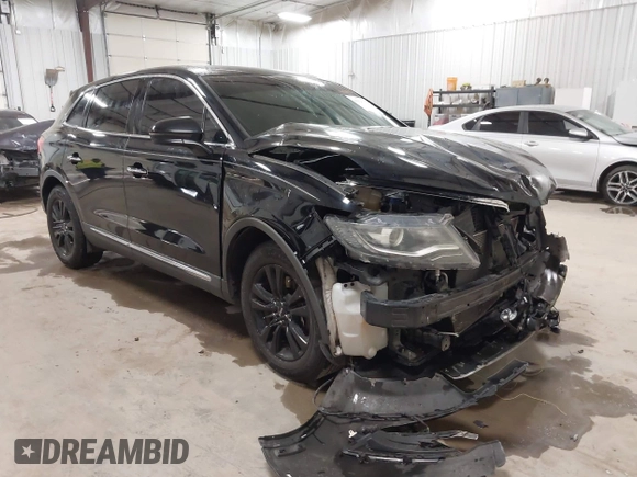 2016 Lincoln MKX Premiere with VIN 2LMTJ6JR4GBL75053, listed as a IAAI auction lot 41020450 with 120,930 mi miles. Bid and sale history available at carsss.com. Image 1.