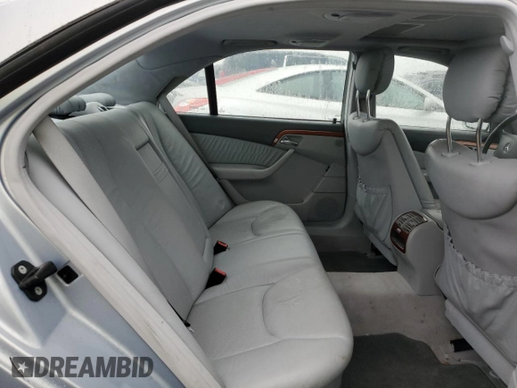 2000 Mercedes-Benz S 320/430/500 z VIN WDBNG70J6YA026416, wystawiony jako Copart lot #43626295 z przebiegiem 85 342 mil mil oraz Czysty tytuł • Clean title. Historia ofert i sprzedaży dostępna na DreamBid. Obrazek 10.